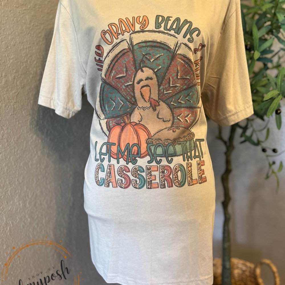 Turkey, Gravy Beans and Rolls T-shirt